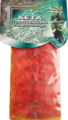 Кета тихоокеанская Fish Fabric филе-ломтики слабосолёная, 100г