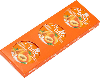 Снэк Fit Disc фруктово-ореховый с абрикосом и миндалём, 3х25г