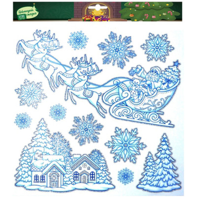 Наклейки Рождественский снег декоративные Home Story
