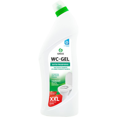 Средство WC-gel для чистки сантехники, 1.5л