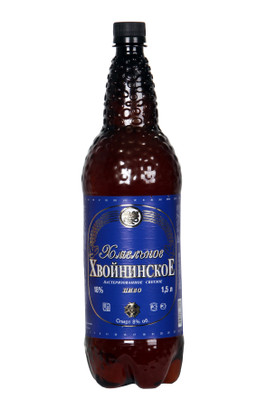 Пиво Хвойнинское Хмельное светлое 8%, 1.5л