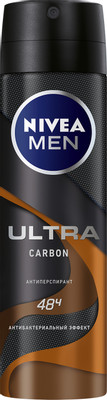 Антиперспирант Nivea Men Ultra Carbon ролик, 150мл