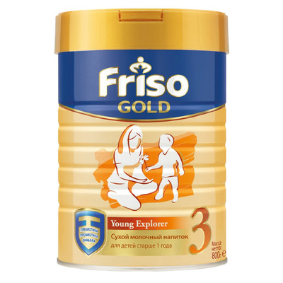Напиток Friso 3 Gold молочный сухой с 12 месяцев, 800г