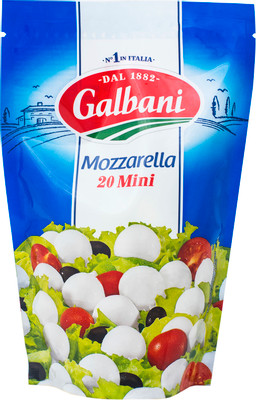 Сыр Galbani Моцарелла мини 45%, 150г