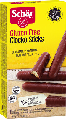Печенье Schar Ciocko Sticks шоколадное без глютена, 150г