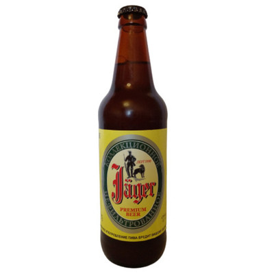 Пиво Jager Коллекционное светлое нефильтрованное 4.5%, 500мл