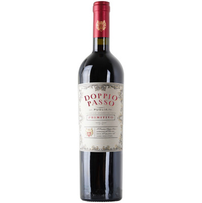 Вино Doppio Passo Primitivo красное полусухое 13%, 750мл