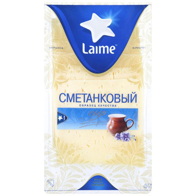Сыр Laime Сметанковый ломтики 50%, 150г