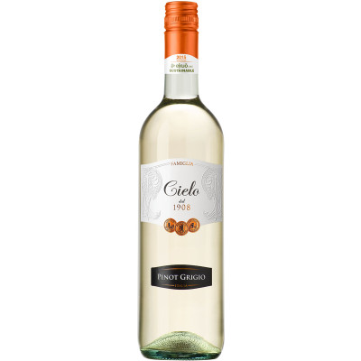 Вино Cielo Pinot Grigio белое полусухое 12%, 750мл
