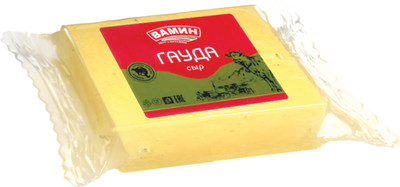 Сыр полутвёрдый Вамин Гауда кусок 45%, 200г