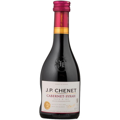 Вино J. P. Chenet Original Каберне-Сира красное полусухое 13%, 187мл