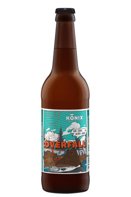 Пиво König Brewery Оверфолл ИПА светлое нефильтрованное 6.5%, 500мл