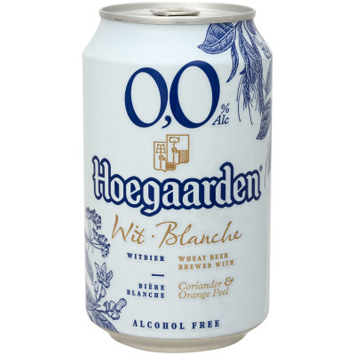 Напиток пивной безалкогольный Hoegaarden нефильтрованный 0%, 330мл