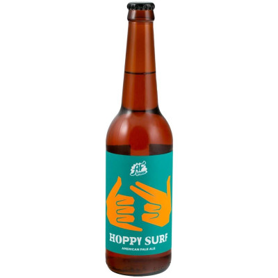 Пиво AF Brew Хоппи Сёрф светлое нефильтрованное 5.3%, 330мл