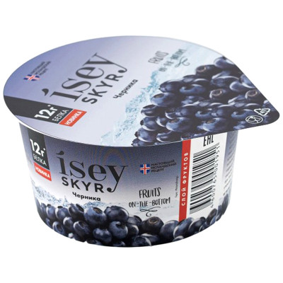 Йогурт Isey Skyr черника 1.2%, 140г