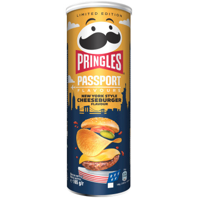 Чипсы Pringles Passport Flavours New York Cheeseburger картофельные, 165г