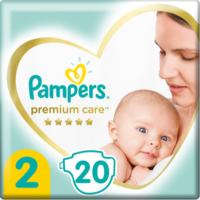 Подгузники Pampers Premium Care Mini р.2 4-8кг, 20шт