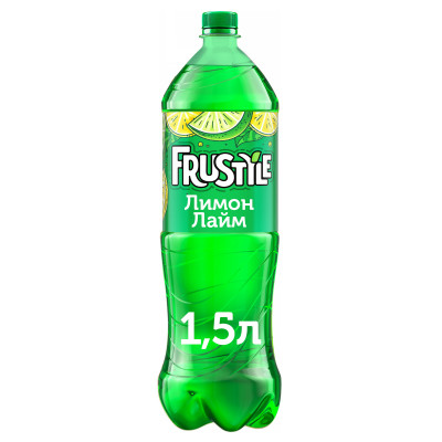 Напиток газированный Frustyle лимон-лайм, 1.5л