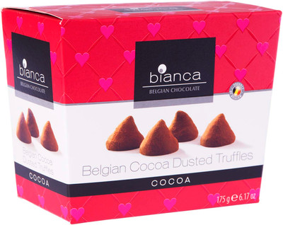 Конфеты Bianca Трюфели Cocoa со вкусом какао, 175г