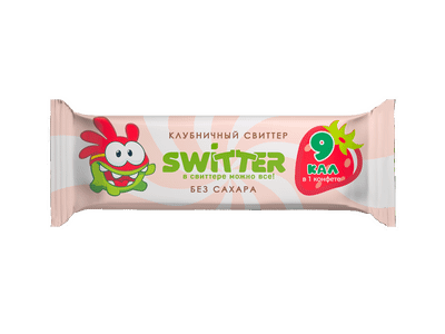 Конфеты Switter Амням клубничные на ягодной основе без сахара, 35г
