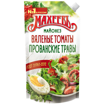 Майонез Махеевъ с вялеными томатами и прованскими травами 50.5%, 380г