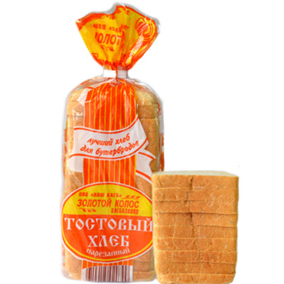 Хлеб Золотой Колос тостовый, 300г