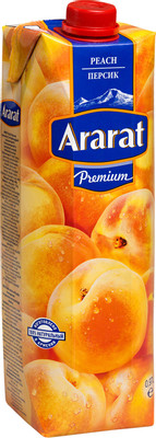 Нектар Ararat Premium персиковый с мякотью, 970мл