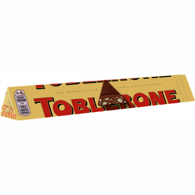 Шоколад Toblerone молочный с медово-миндальной нугой, 360г