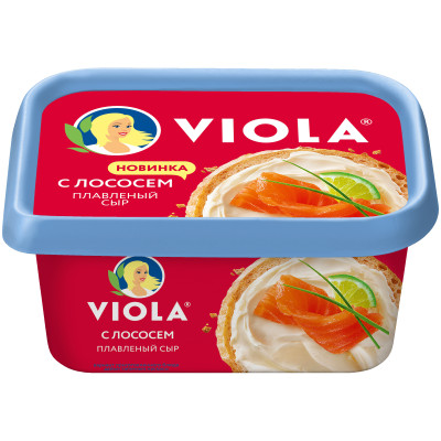 Сыр плавленый viola с лососем, 400 г