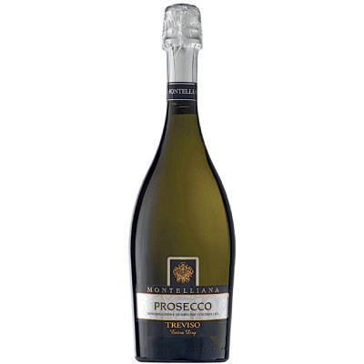 Вино игристое Montelliana Prosecco Treviso DOC белое сухое 11%, 750мл