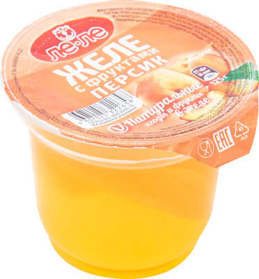 Желе Ле-Ле фрукты-персик, 125г
