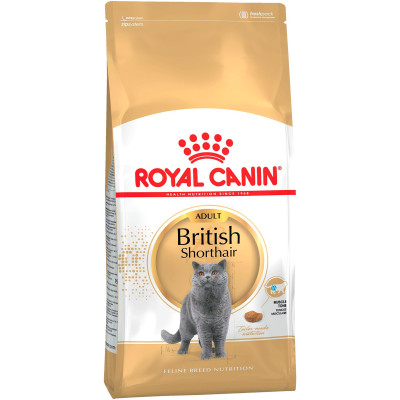 Сухой корм Royal Canin British Shorthair с птицей для кошек породы Британская короткошёрстная, 400г