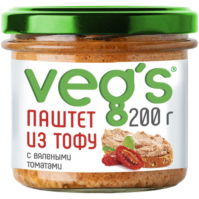 Паштет Vegs из тофу с вялеными томатами, 200г