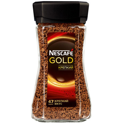 Кофе Nescafe Gold крепкий, 95г