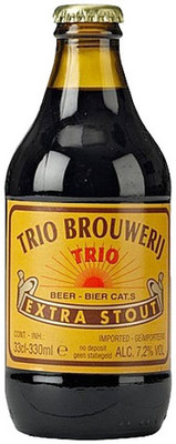 Пиво Trio Extra Stout тёмное фильтрованное 7.2%, 330мл