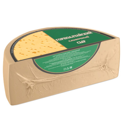 Сыр Майма-Молоко Горноалтайский сливочный круг 50%