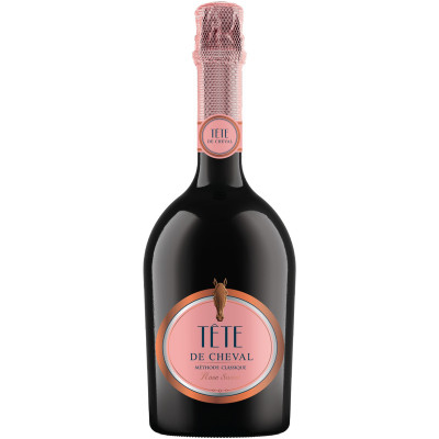 Вино игристое Tête de Cheval розовое сладкое 12%, 750мл