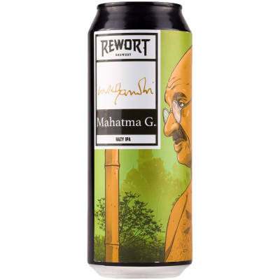 Пиво ReWort Brewery Махатха Гамби светлое нефильтрованное 7.3%, 500мл