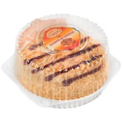 Торт Золотой колос Наполеон малиновый, 850г