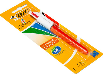 Ручка Bic Colors Classic шариковая 4 цвета