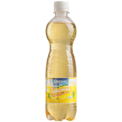 Напиток безалкогольный Капелька Лета Лимонад сильногазированный, 500мл