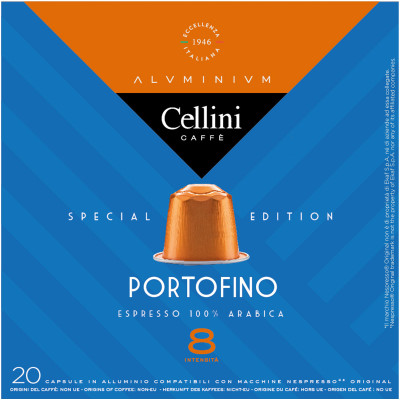 Кофе в капсулах Cellini Portofino жареный молотый, 20х110г