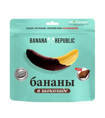 Конфеты Banana Republic Банан сушёный в шоколаде, 180г