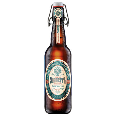 Пиво Золберг Пильзенское светлое нефильтрованное 4%, 500мл