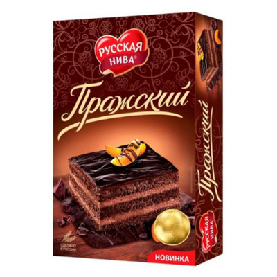 Торт Русская нива Пражский, 400г