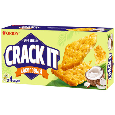 Печенье Orion Crack-It Coconut затяжное, 72г