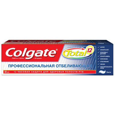 Зубная паста Colgate Total 12 Профессиональное отбеливание, 100мл