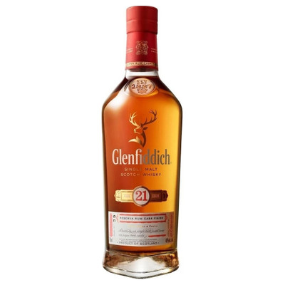Виски Glenfiddich 21-летний шотландский односолодовый 40% в подарочной упаковке, 750мл
