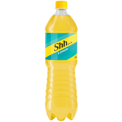 Напиток безалкогольный Shh Lemon сильногазированный, 1.45л