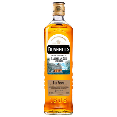 Виски Bushmills Каррибиан Ром Каск Финиш 40%, 700мл